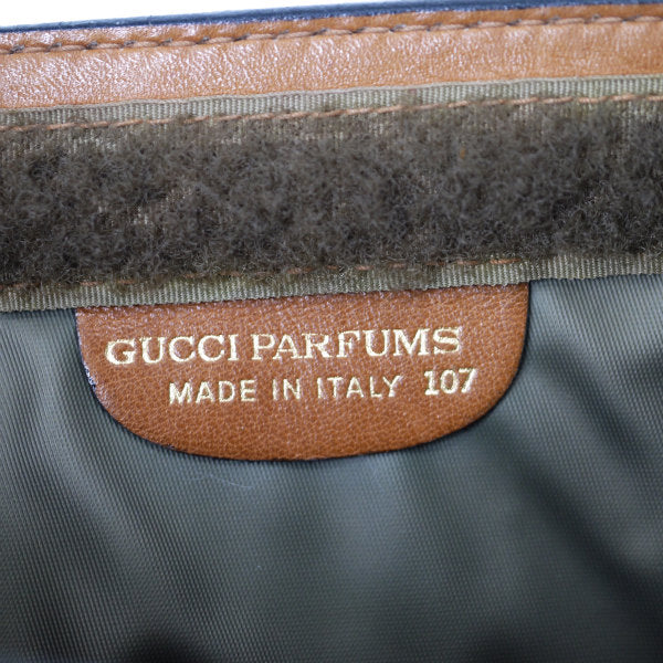 OLD Gucci 激レア!!流れ星柄クラッチバッグ（茶・大）