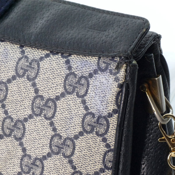 OLD Gucci　ミニシェリー2層チェーンポシェット（青）