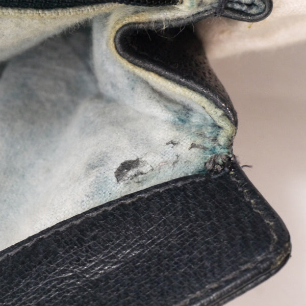 OLD Gucci　ミニシェリー2層チェーンポシェット（青）