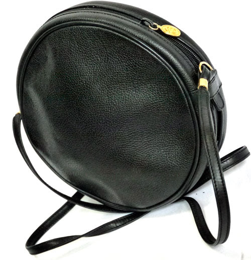 OLD Gucci　丸ポシェット（黒）