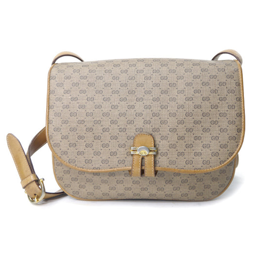 OLD Gucci マイクロGG 3層ショルダー（キャメル）