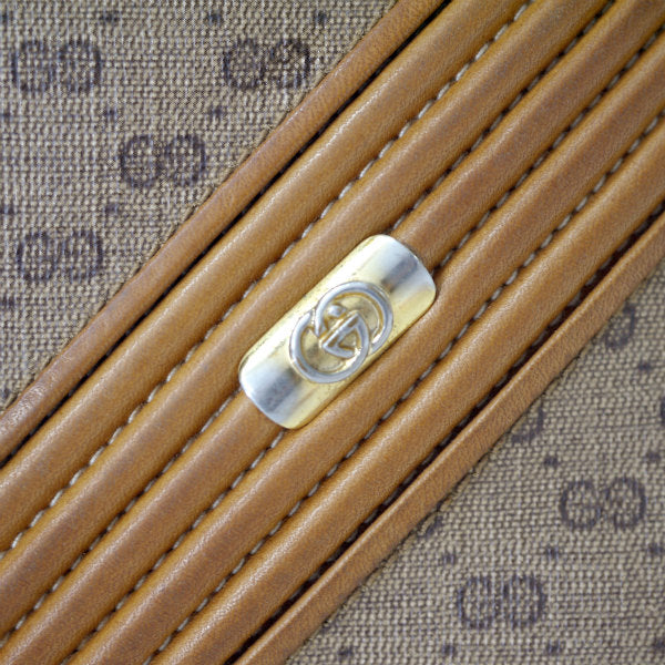 OLD Gucci　マイクロGG斜めラインショルダー（キャメル）