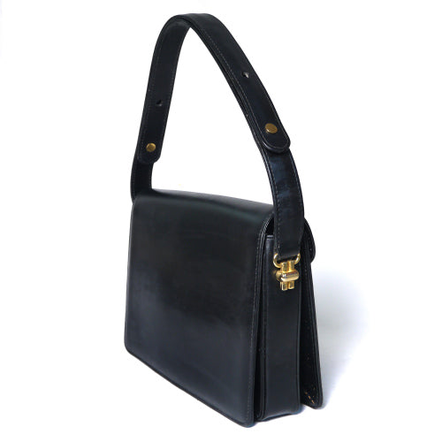OLD Gucci タイガーアイ　革ショルダー（黒）