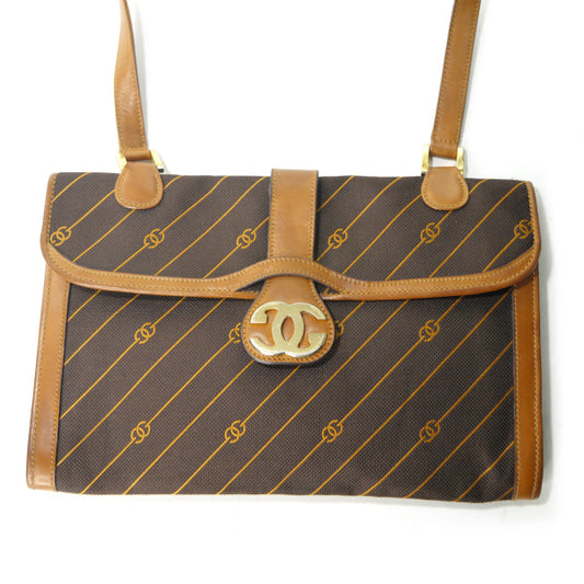 OLD Gucci　レア!!流れ星柄スクエアショルダー（茶）