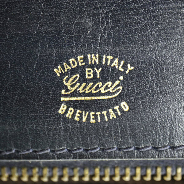 OLD Gucci 代表作！70sインターロッキングGショルダー（青）