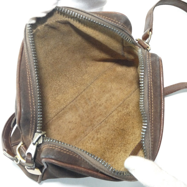 OLD Gucci シェリースエードミニショルダー（茶）