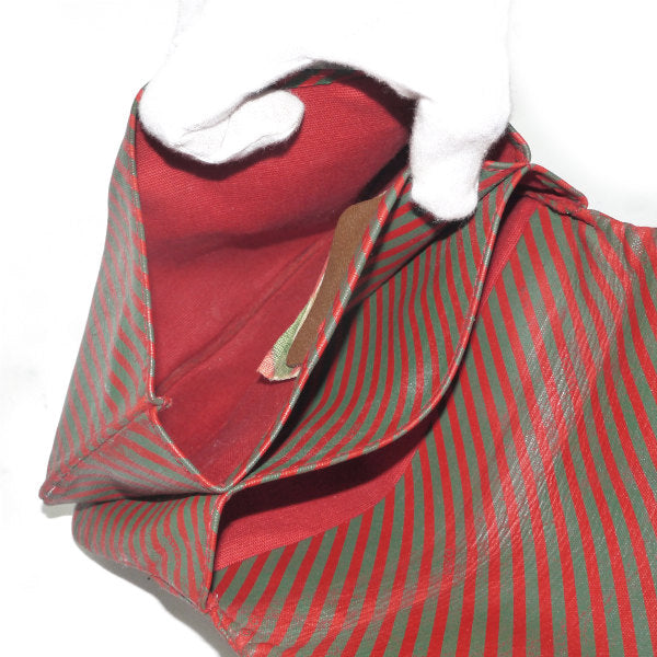 OLD Gucci Rigateライン マルチポーチ（赤緑）