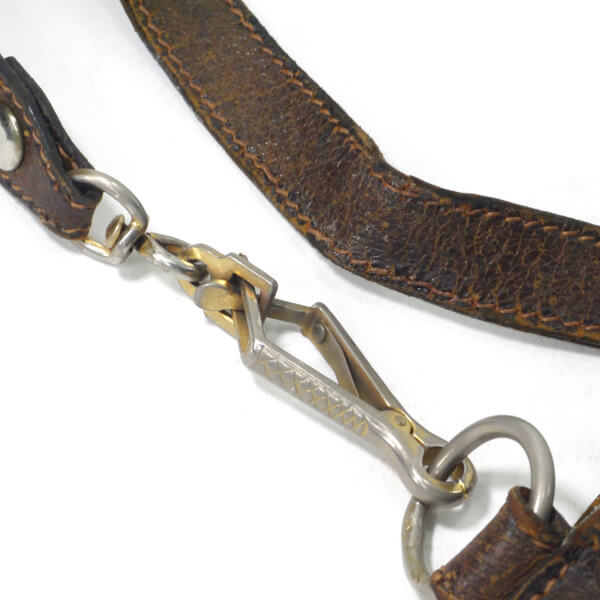 OLD Gucci　70s希少!ジャガードフック金具ショルダー（茶）