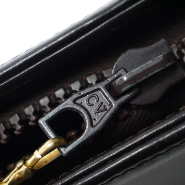 OLD Gucci　総革レアG金具2WAYチェーンバッグ（濃茶）