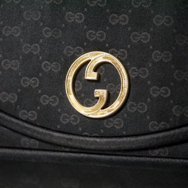 OLD Gucci　マイクロGG クラッチバッグ（黒）