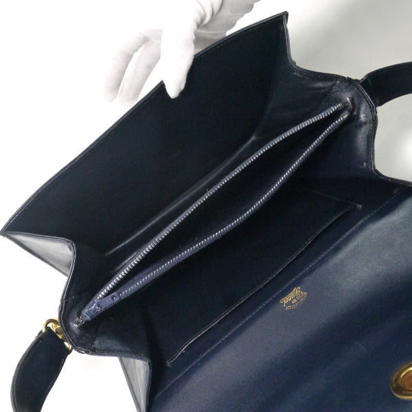 OLD Gucci  60s!ラピス総革製バッグ