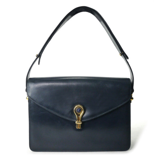 OLD Gucci  60s!ラピス総革製バッグ