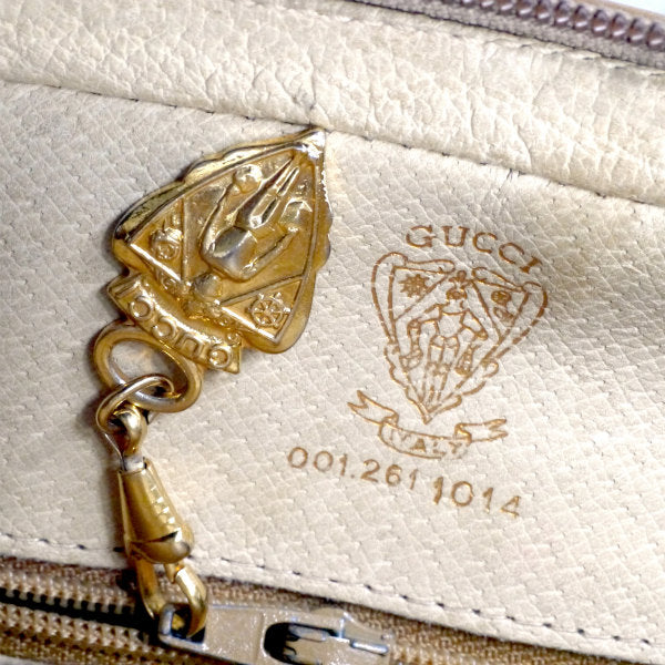 OLD Gucci マイクロGG外ポケットショルダー（キャメル）