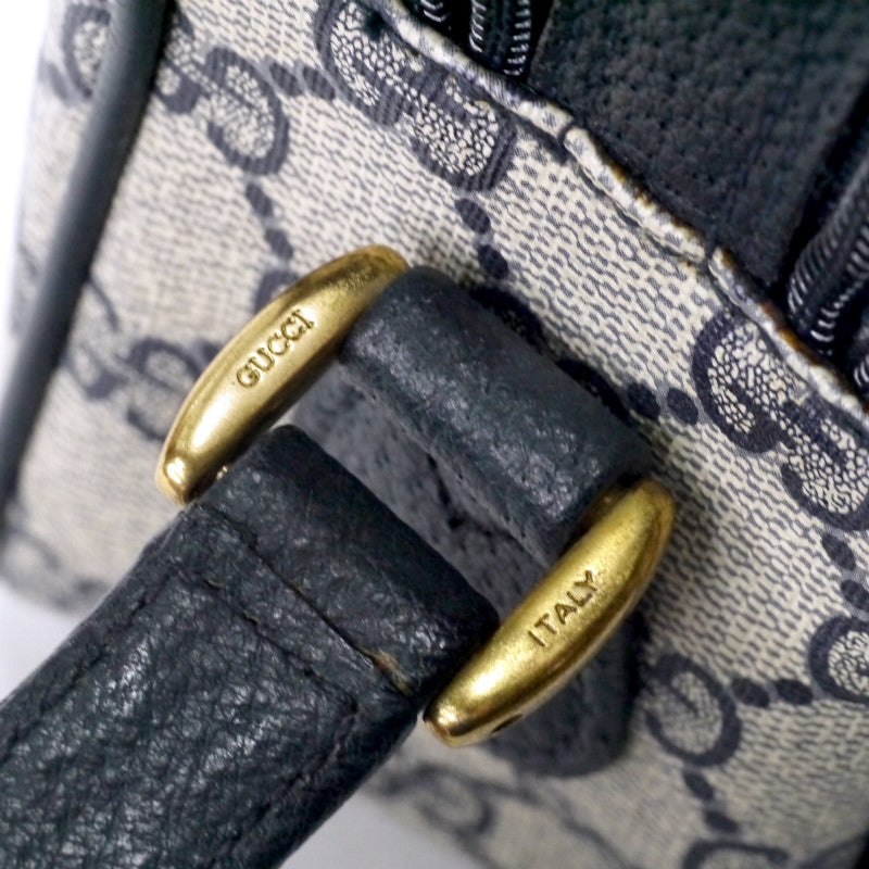 OLD Gucci　サイドミニシェリーGG柄ショルダー（青）
