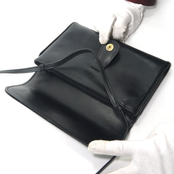 OLD Gucci　総革製2WAYショルダーバッグ（黒）