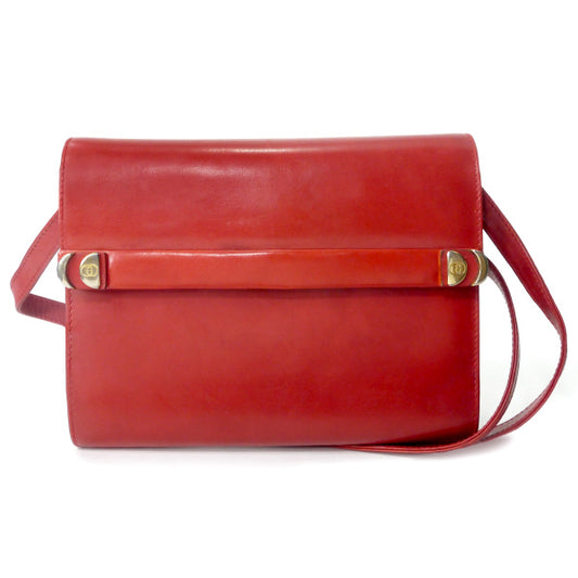 OLD Gucci　2WAYレザーミニバッグ（赤）