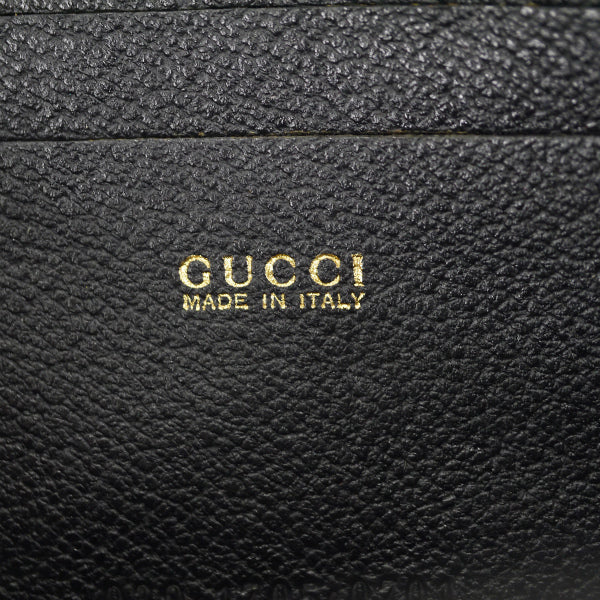 OLD Gucci バンブー×スエード ウォレットショルダー（黒）