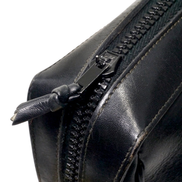 OLD Gucci　サイドシェリー総革ワンショルダー（黒）