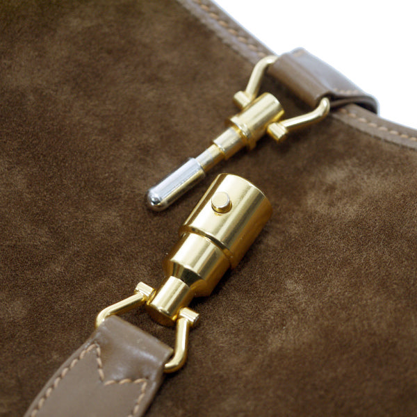 OLD Gucci　スエード2WAYジャッキーバッグ（茶）