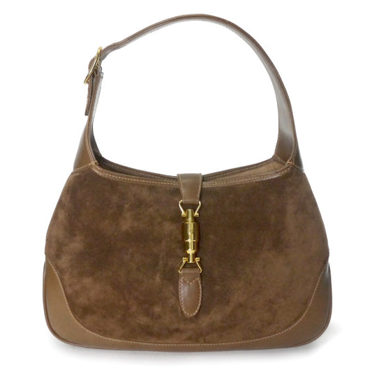 OLD Gucci　スエード2WAYジャッキーバッグ（茶）