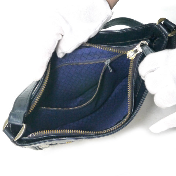 OLD Gucci レア!!ビット金具×シェリーショルダー（青） – Vintage Shop