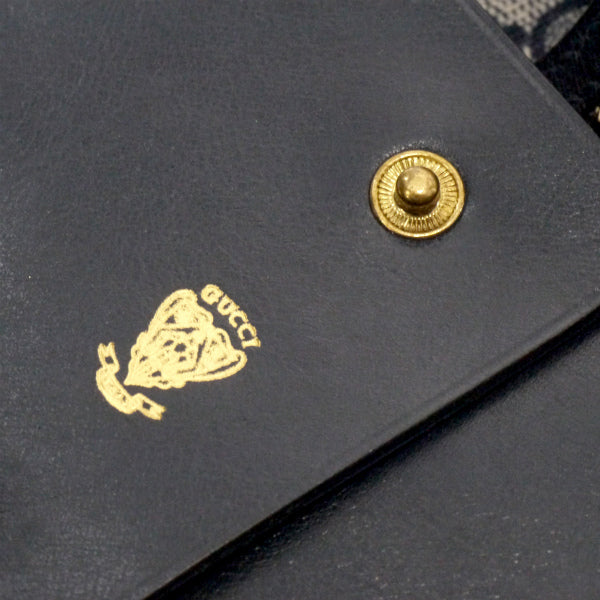 OLD Gucci 激レア!!シェリーラケットバッグ（青）