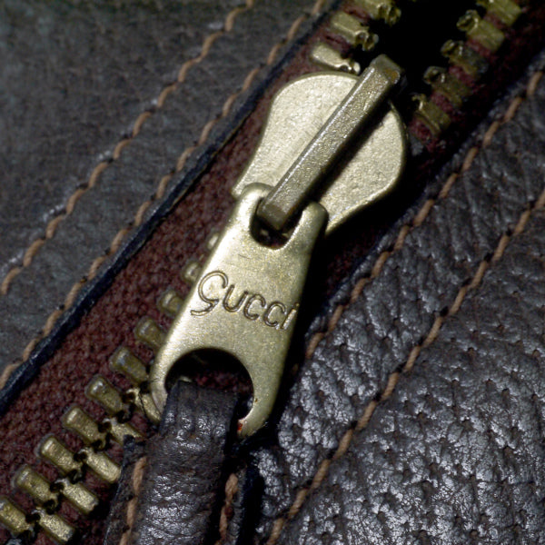 OLD Gucci 70s!!シェリーラケットバッグ（茶） – Vintage Shop Rococo