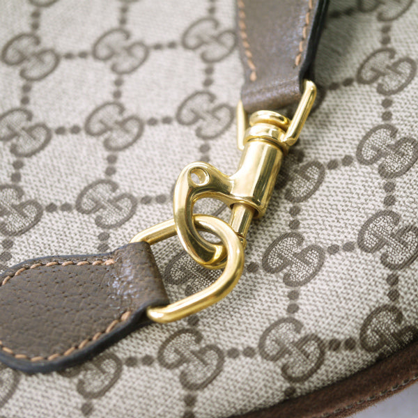 OLD Gucci 70s!!シェリーラケットバッグ（茶）