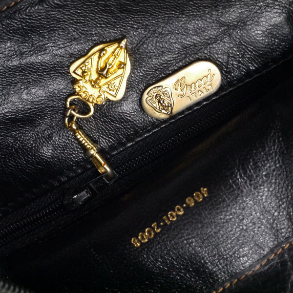 OLD Gucci 　 大型斜めがけショルダー（黒）