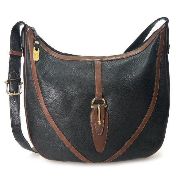 OLD Gucci 　 大型斜めがけショルダー（黒）