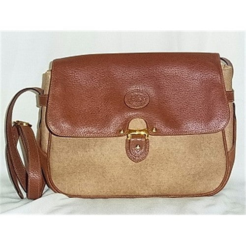 OLD Gucci 茶2トーンショルダー