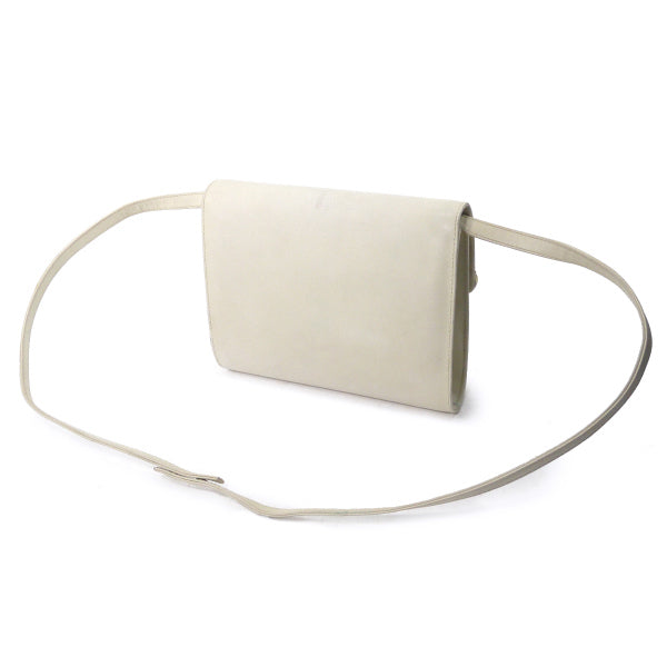 OLD Gucci　2WAYレザーミニバッグ（白）