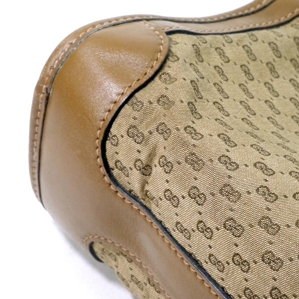 OLD Gucci　マイクロGG横長ジャガードショルダー（ベージュ）