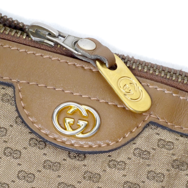 OLD Gucci　マイクロGG横長ジャガードショルダー（ベージュ）