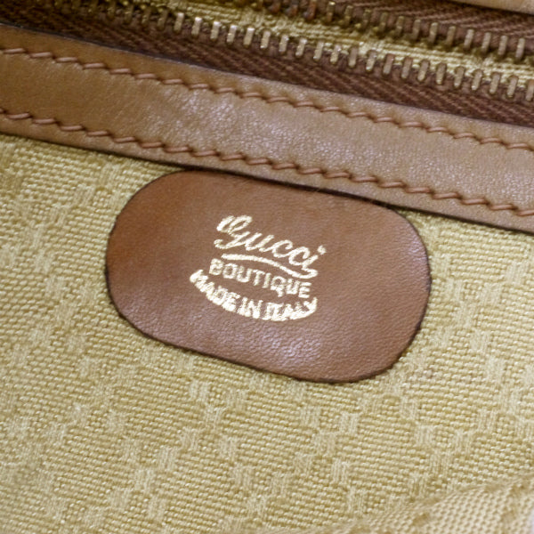 OLD Gucci　マイクロGG横長ジャガードショルダー（ベージュ）