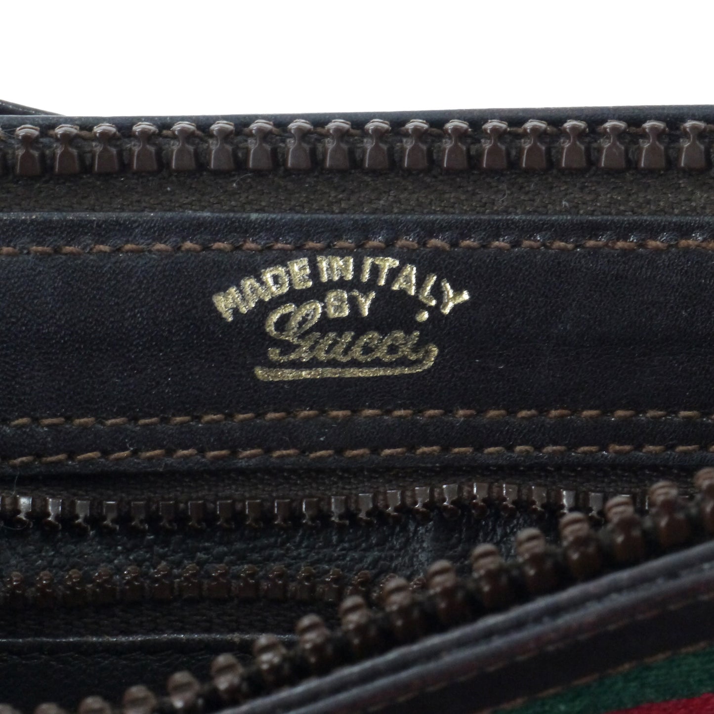 OLD Gucci 70sサイドG金具スエードショルダー（茶）