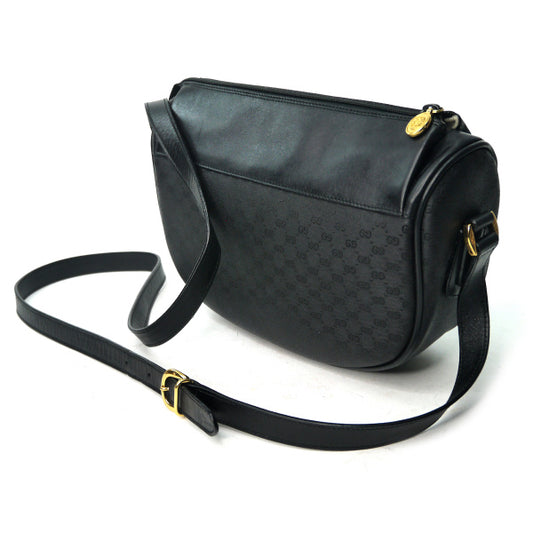 OLD Gucci 　マイクロGG半円シェリーショルダー（黒）