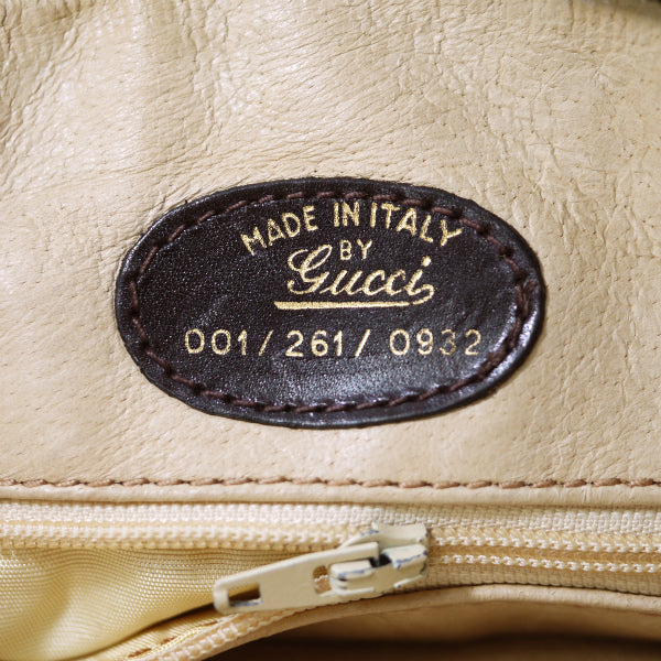 OLD Gucci マイクロGGスエード ミニポシェット（濃茶）