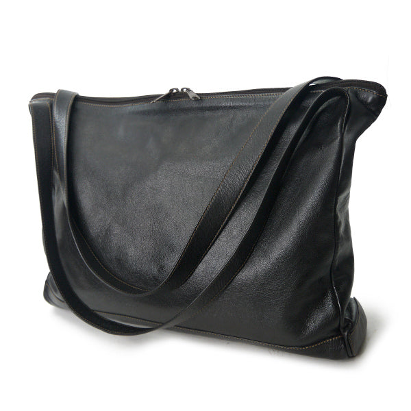 OLD Gucci 70sアニマル柄ハラコ大型トートバッグ（黒）