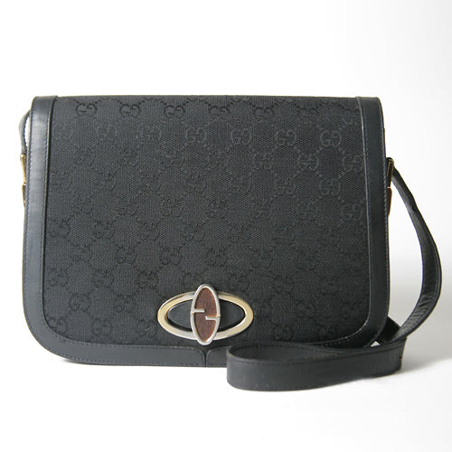 OLD Gucci ジャガードショルダー（黒）