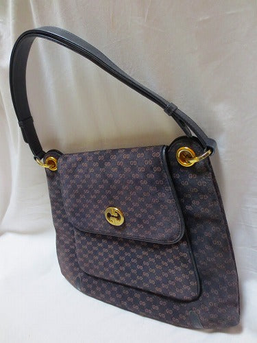 OLD Gucciスエード斜めがけマイクロGGショルダー