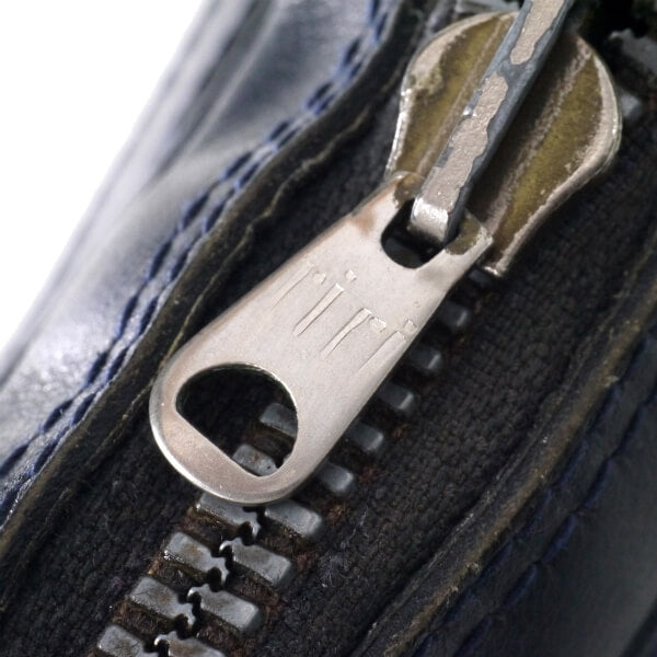 OLD Gucci 　横長ショルダ−（縦シェリー・青）