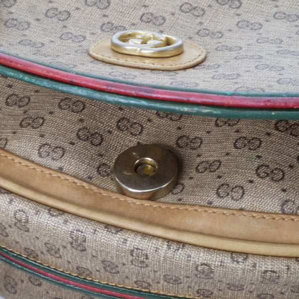 OLD Gucci マイクロGGパイピングシェリーショルダー（ベージュ）