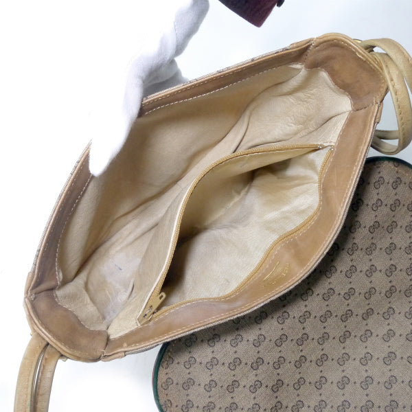 OLD Gucci マイクロGGパイピングシェリーショルダー（ベージュ）