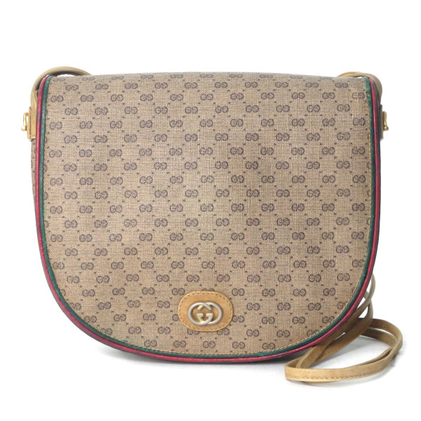 OLD Gucci マイクロGGパイピングシェリーショルダー（ベージュ）