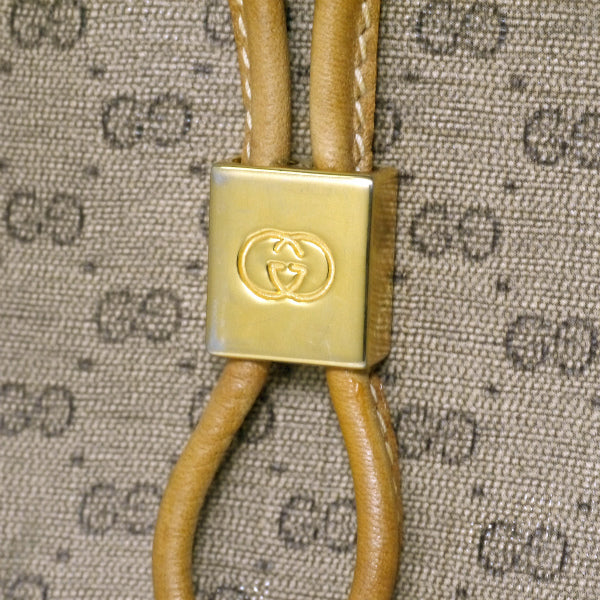 OLD Gucci マイクロGGステッチリボンショルダー（キャメル ）