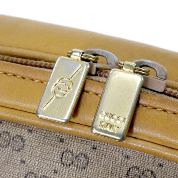 OLD Gucci マイクロGGステッチリボンショルダー（キャメル ）