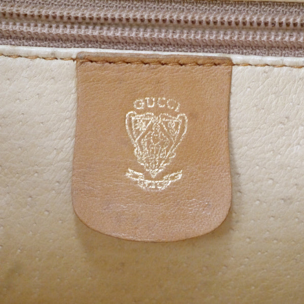 OLD Gucci マイクロGGステッチリボンショルダー（キャメル ）