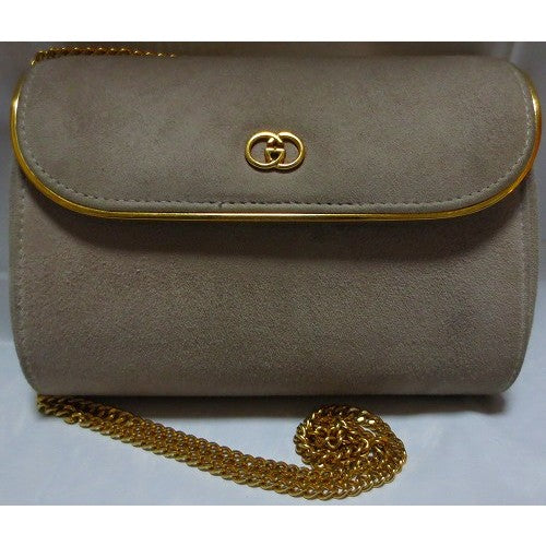 OLD Gucci チェーン付きクラッチバッグ