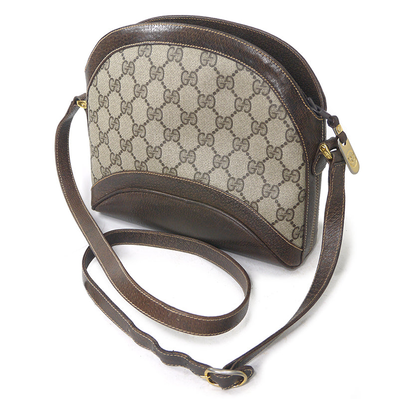OLD Gucci 70s筆記体!ミニショルダ−（茶）